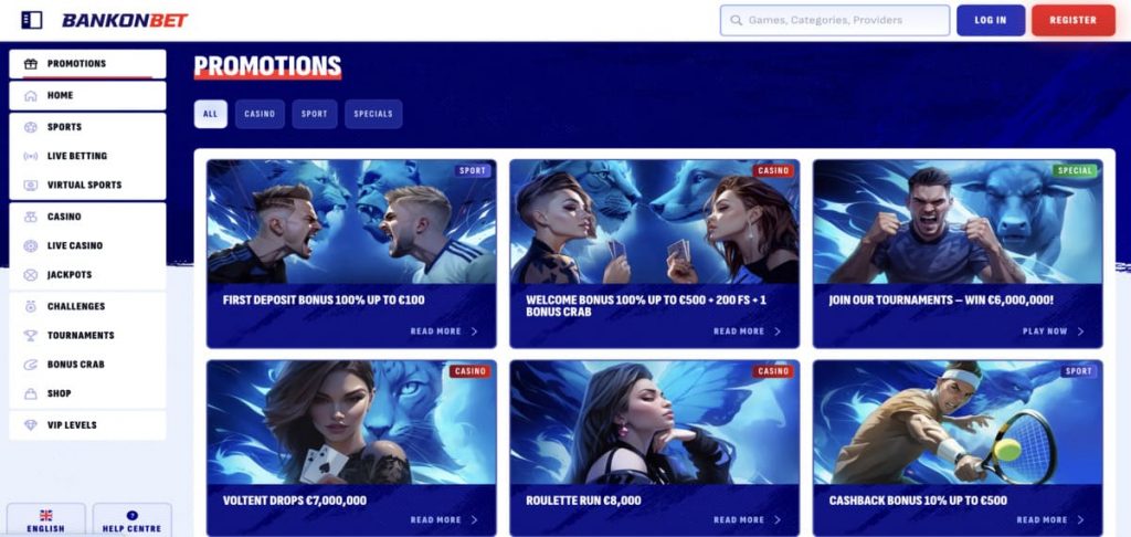 Bankonbet casino promo