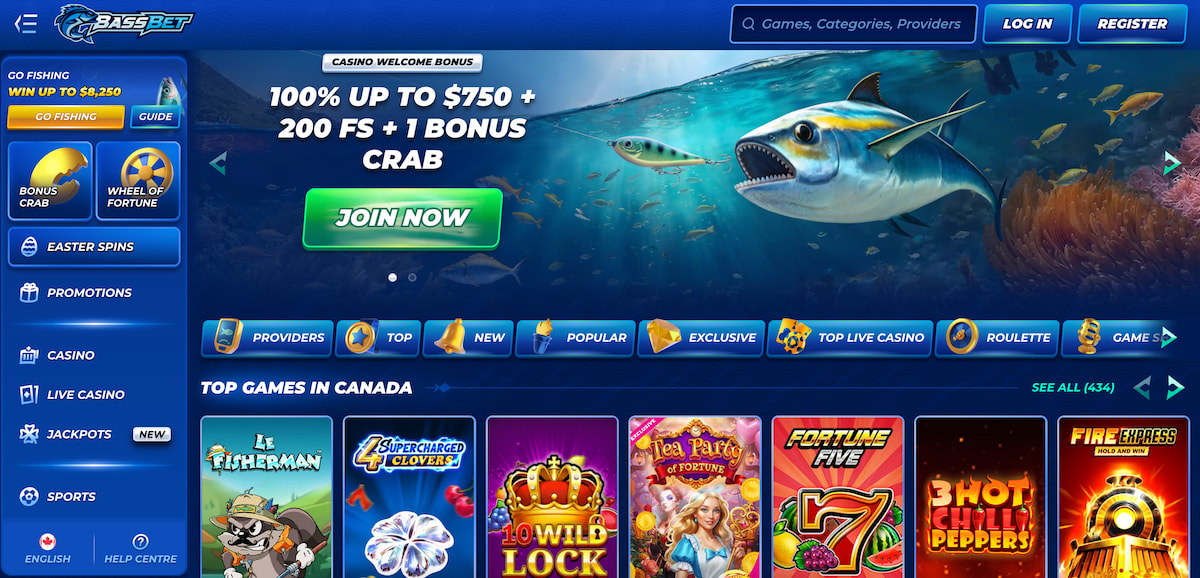 BassBet Lobby CAD