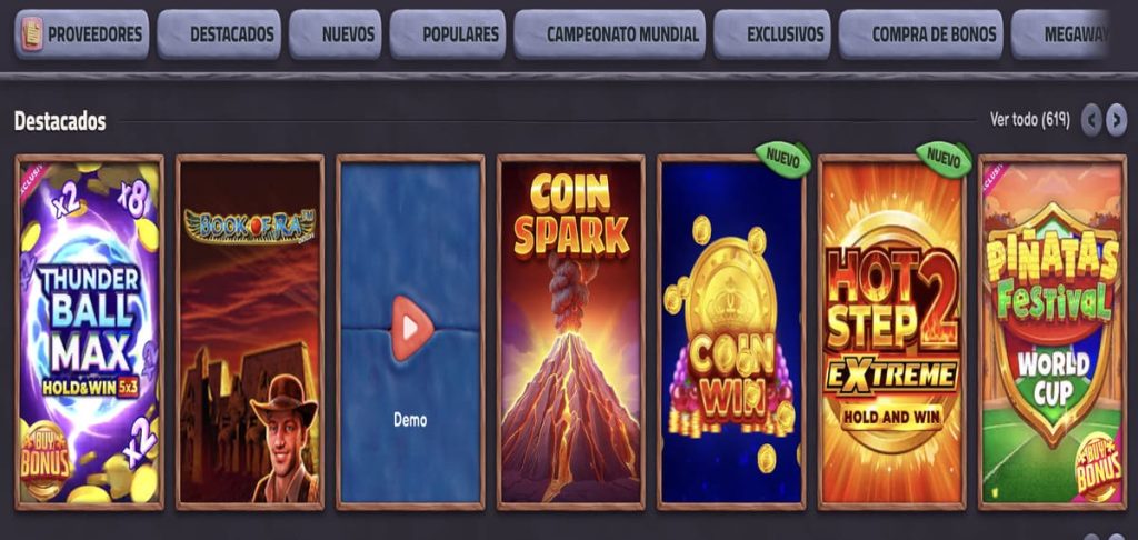 bearo casino juegos