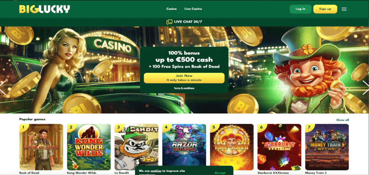 Big Lucky home Big Lucky home