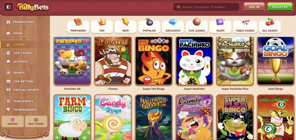 BillyBets-games