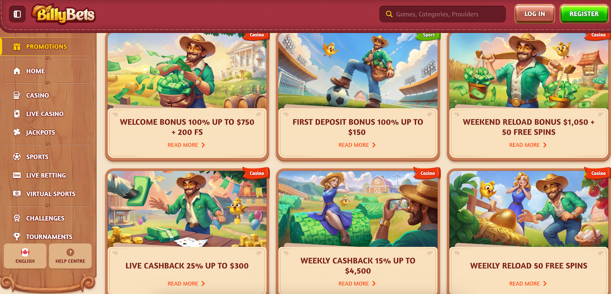 BillyBets BillyBets Promo