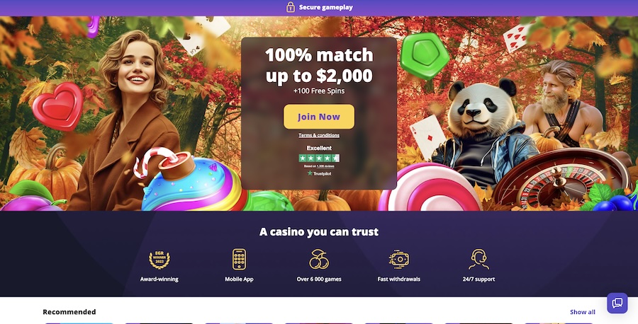 CasinoDays welcome bonus