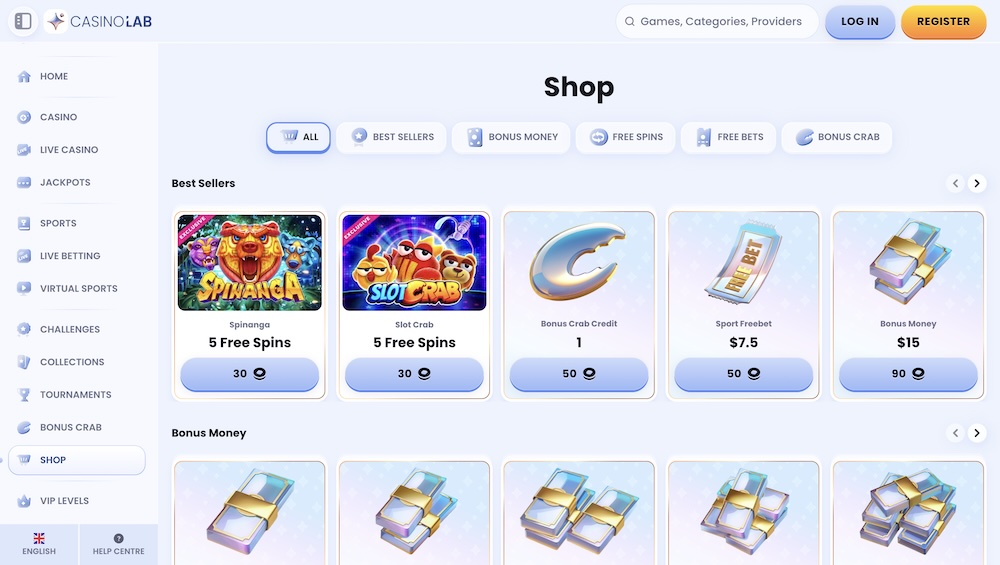 CasinoLab shop