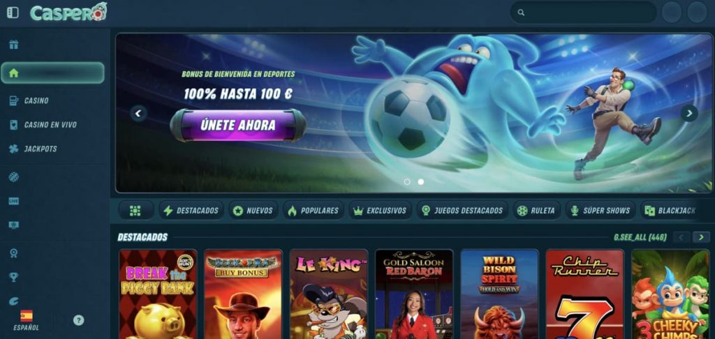 caspero-casino-home