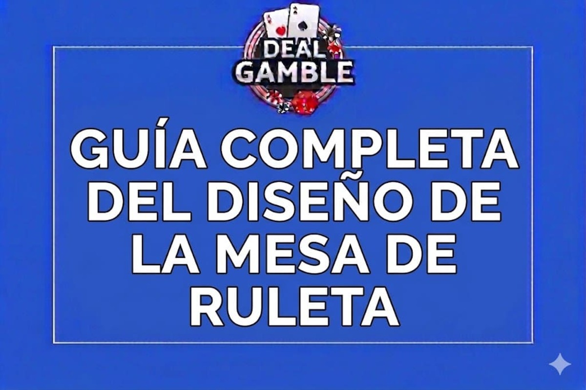 diseño de la mesa de ruleta