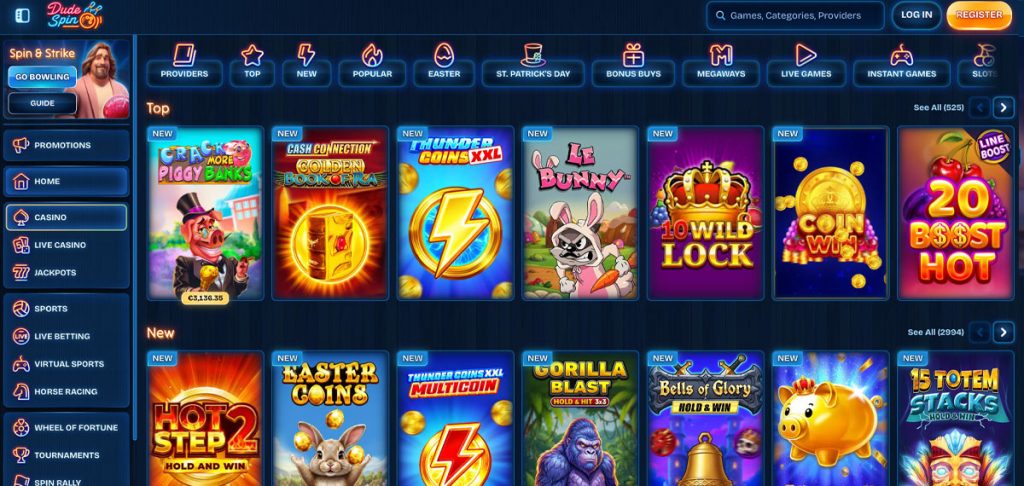 dudespin-casino-games