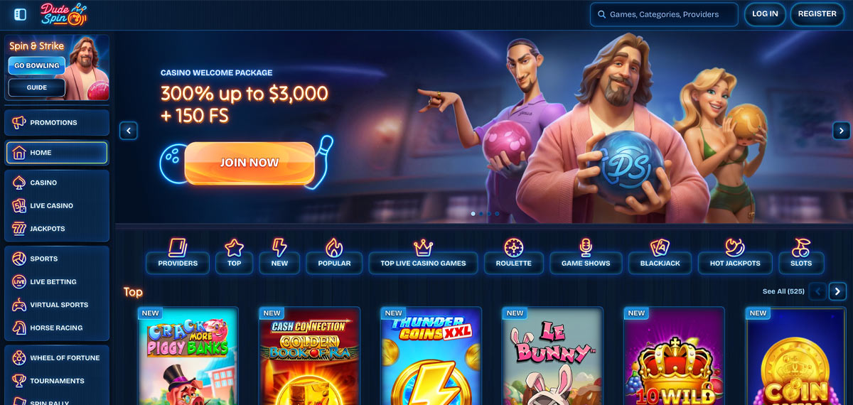 dudespin-casino-home