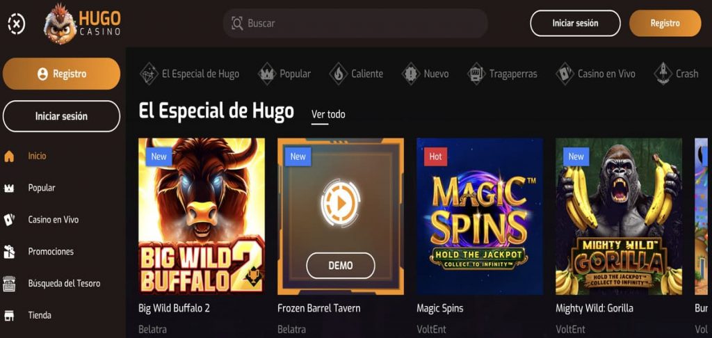 hugo casino