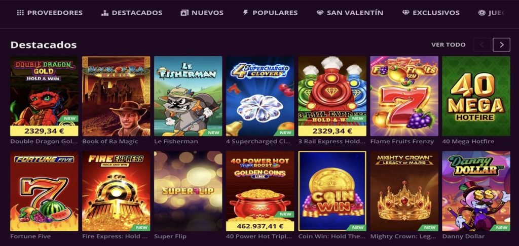 malina casino juegos
