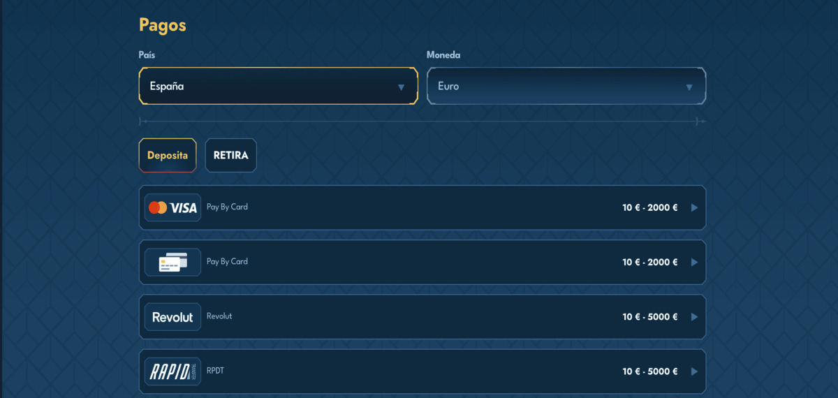 metodos de pago seguros en los casinos