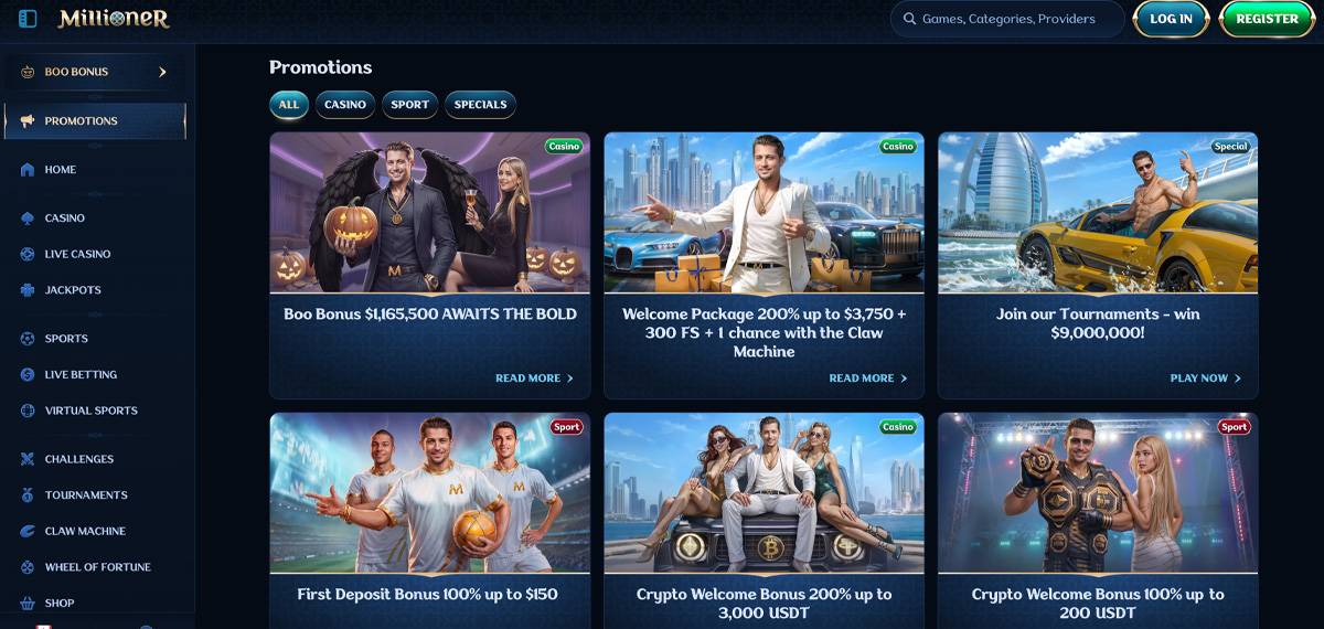 millioner-casino-bonuses