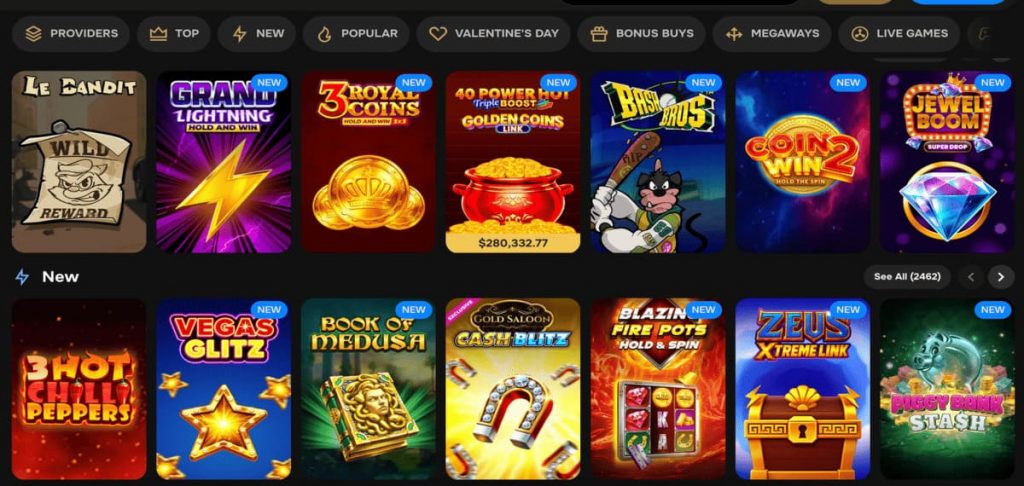 Mr.Punter Casino games