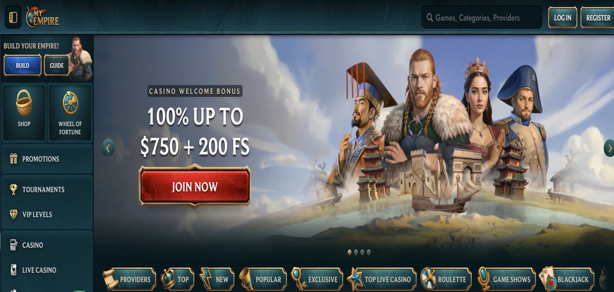 myempire casino