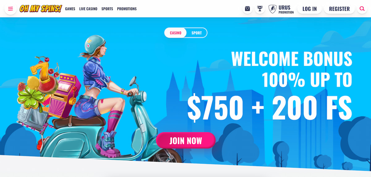 OhMySpins Welcome Canada