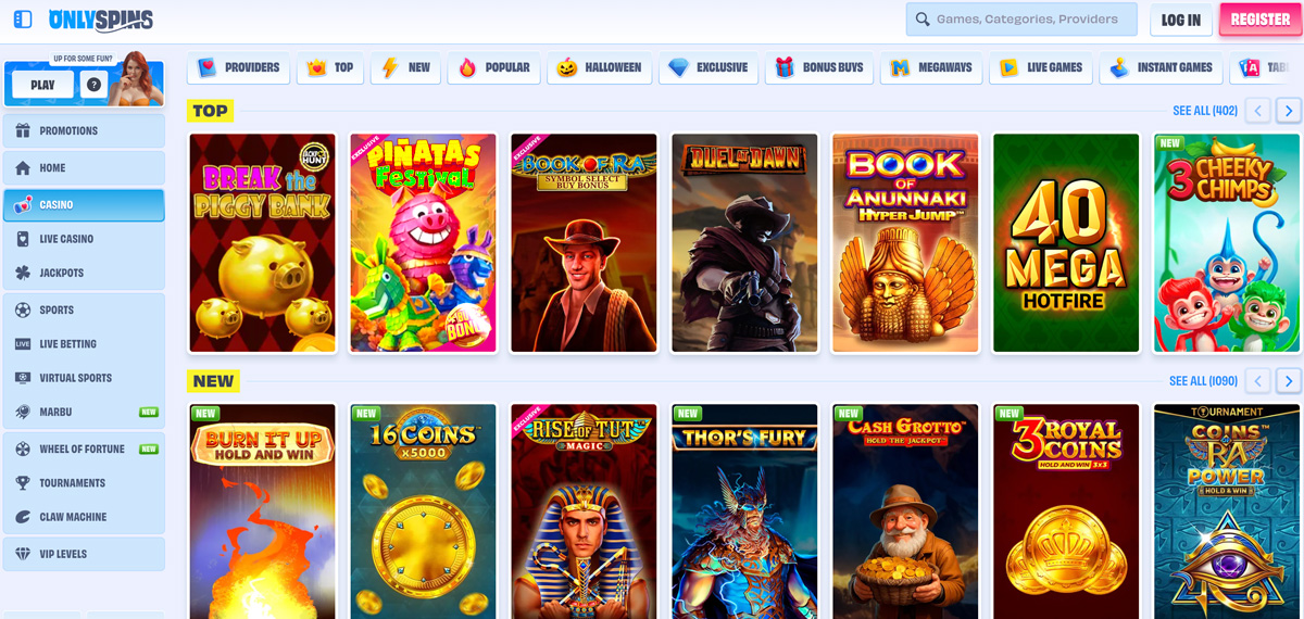 onlyspins-casino-games