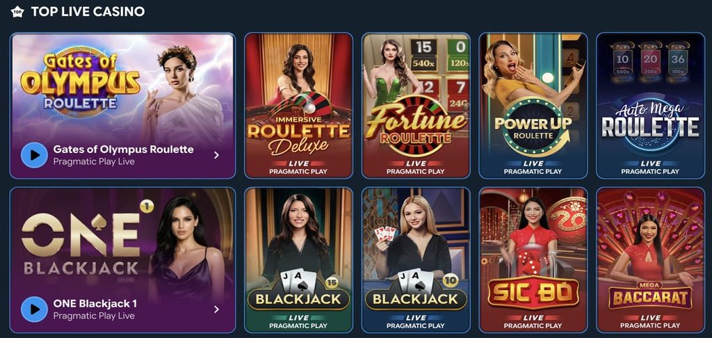 oxibet live games