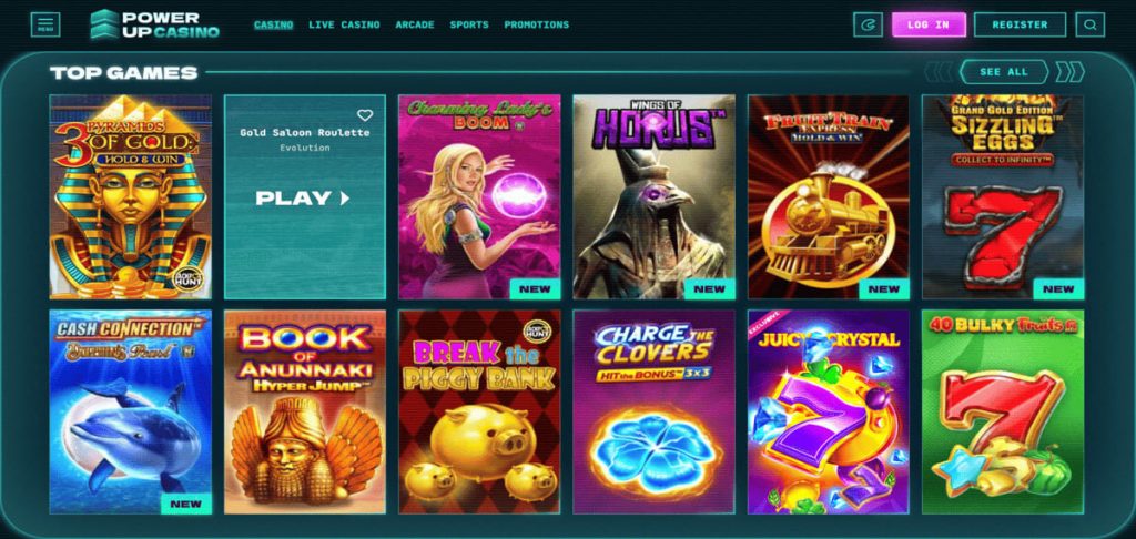 PowerUp Casino games