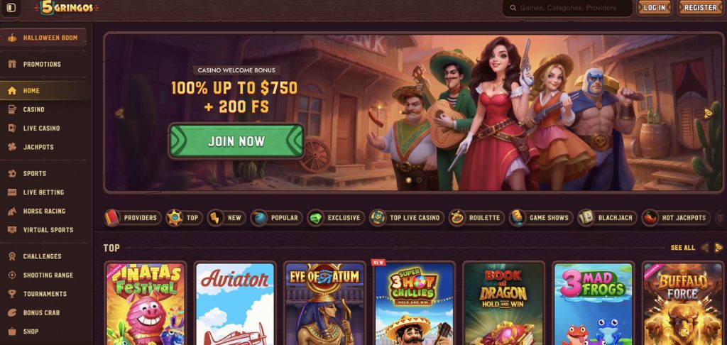 5gringos casino lobby