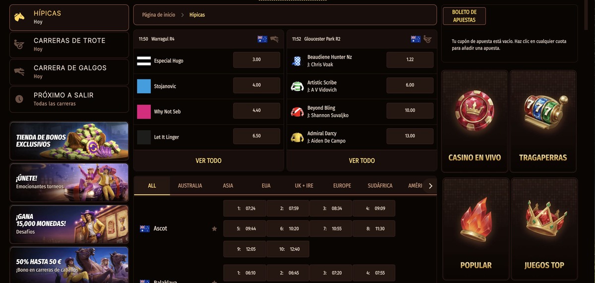 westace casa de apuestas