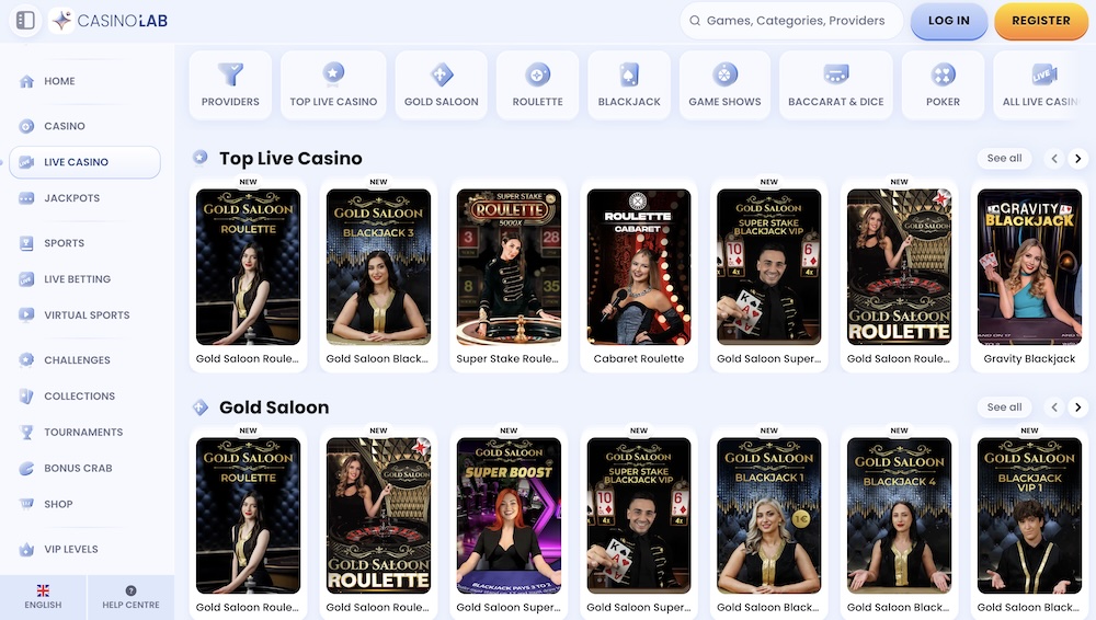 CasinoLab live 