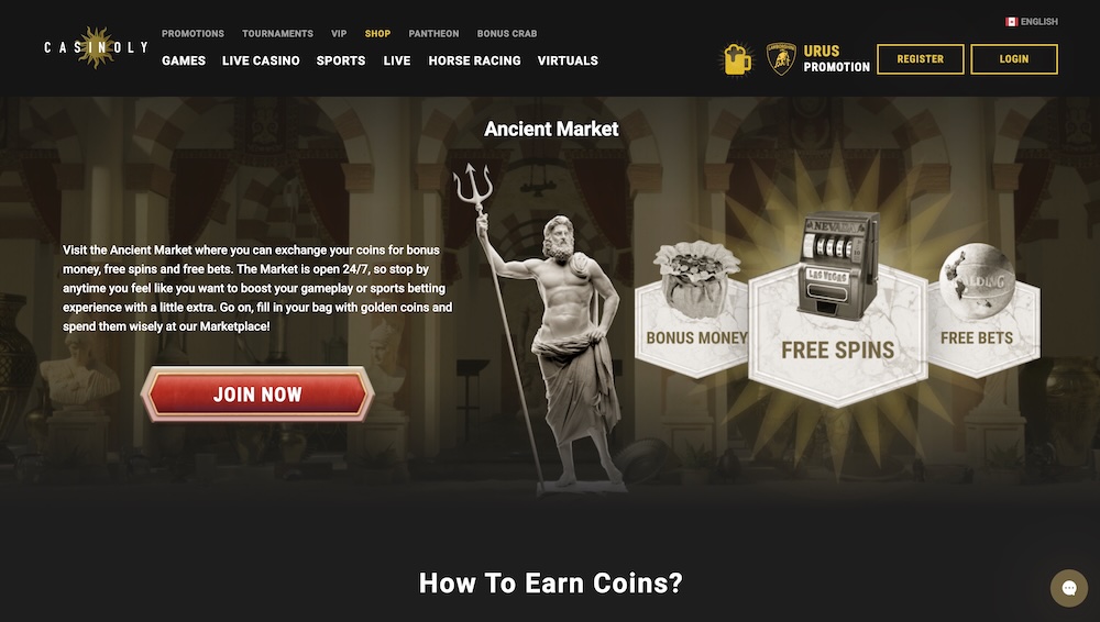 Casinoly shop