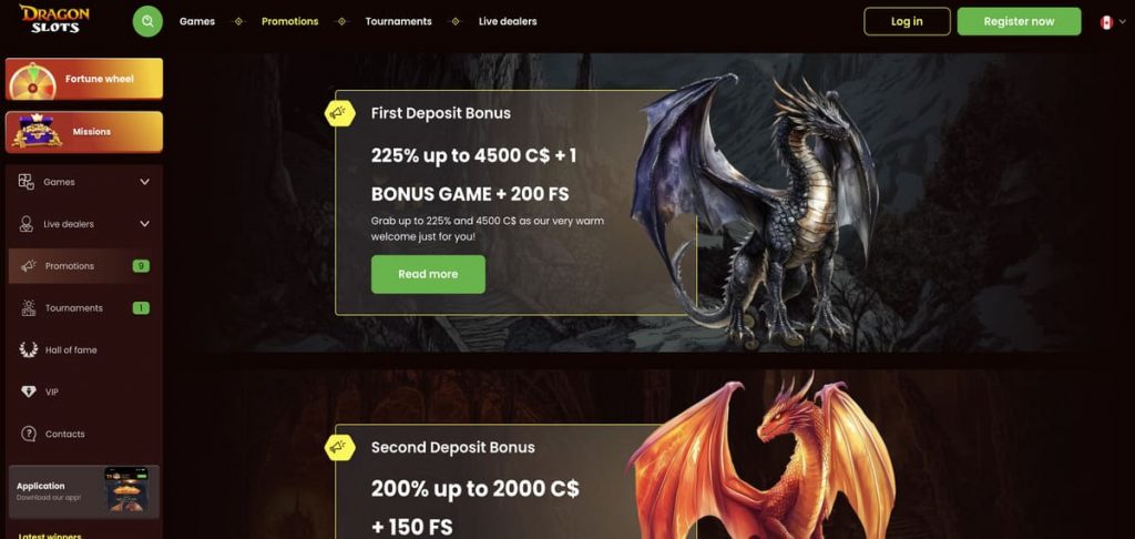 dragonslots promotions