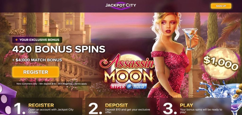 jackpot city home