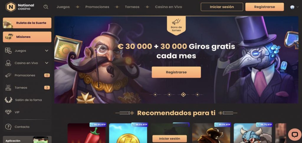 National casino home