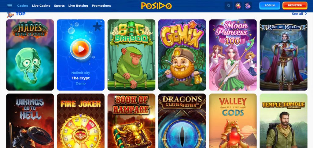 posido-casino-games
