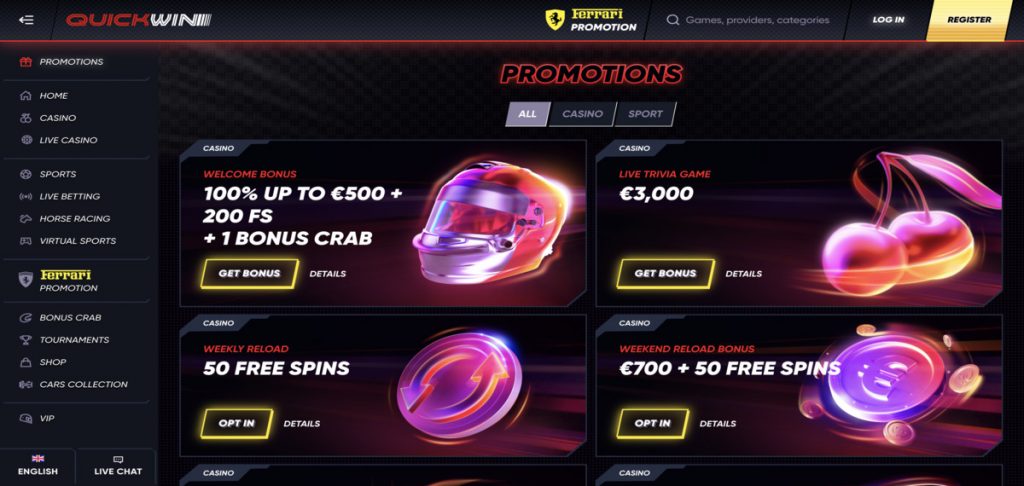 Quickwin promo