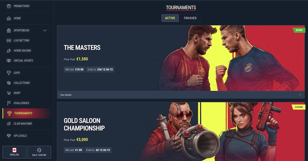 Rabona tournaments