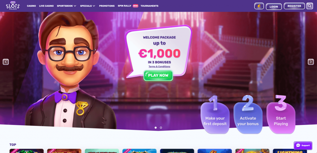 slotspalace homepage