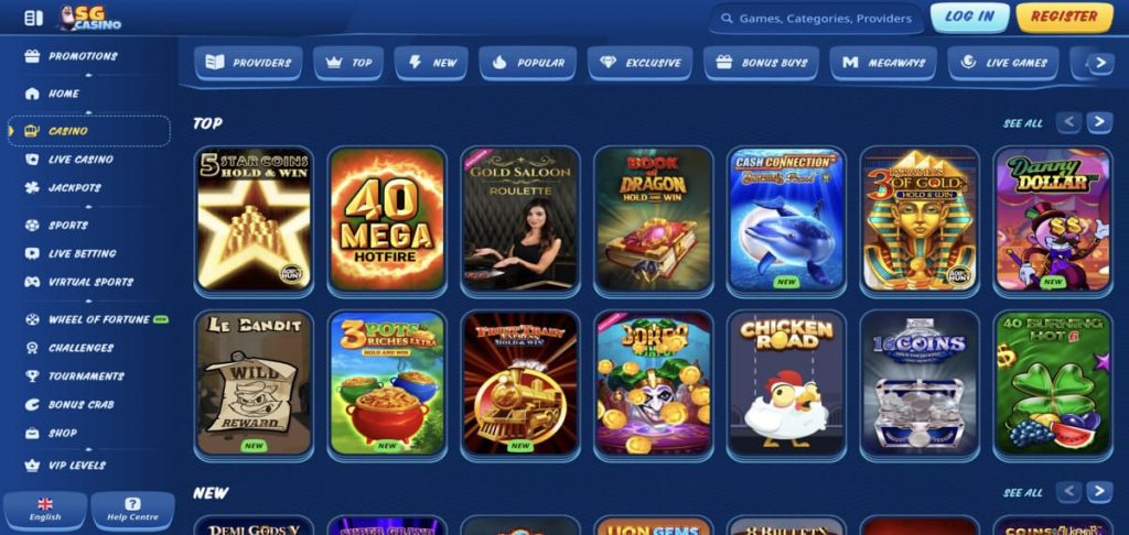 SG Casino games