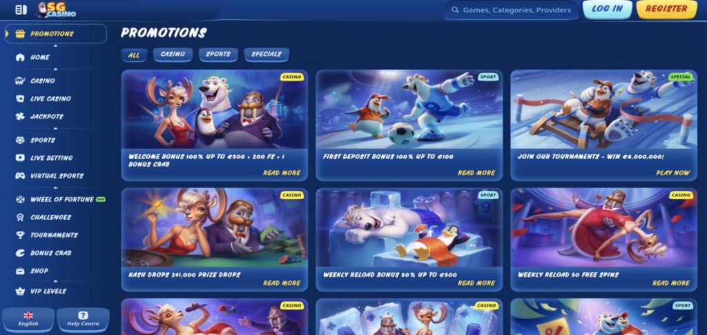SG Casino promo