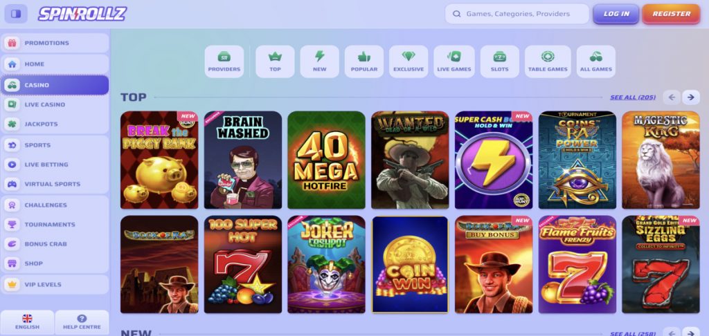 Spinrollz games