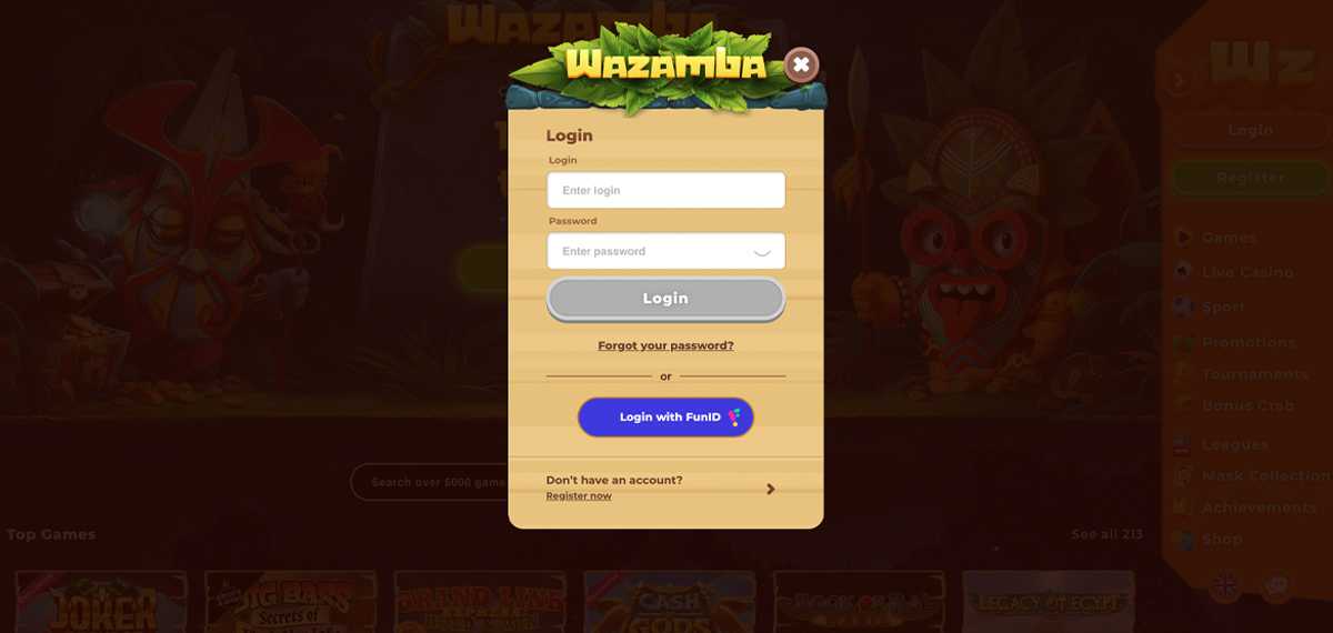 wazamba-funid-login