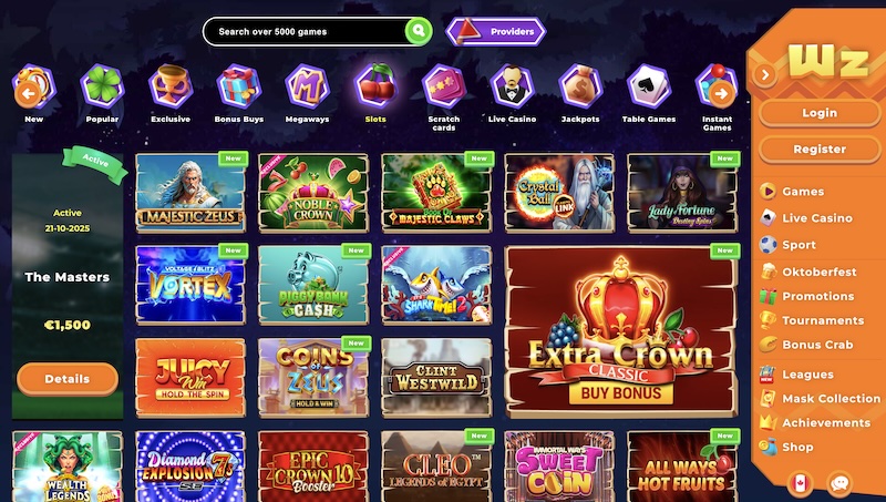 Wazamba slots